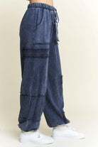 MineralWash Eyelet detailed Boho Joggers-Krush Kandy, Women's Online Fashion Boutique Located in Phoenix, Arizona (Scottsdale Area)