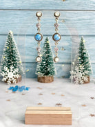 Winter Frost Long Drop Studs-Earrings-Krush Kandy, Women's Online Fashion Boutique Located in Phoenix, Arizona (Scottsdale Area)