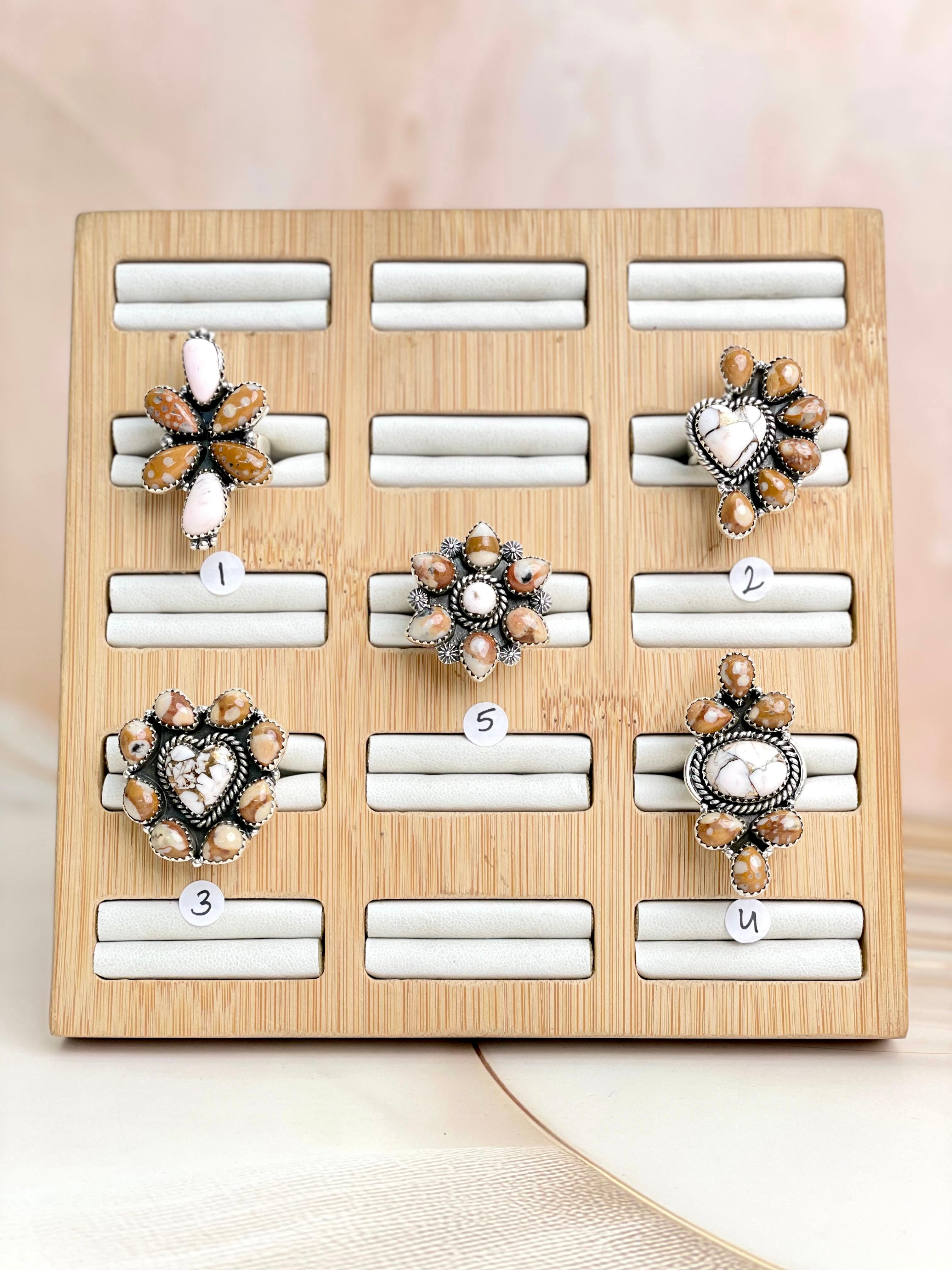 Angel Dahlia & Deer Fawn Rings no2-Rings-Krush Kandy, Women's Online Fashion Boutique Located in Phoenix, Arizona (Scottsdale Area)