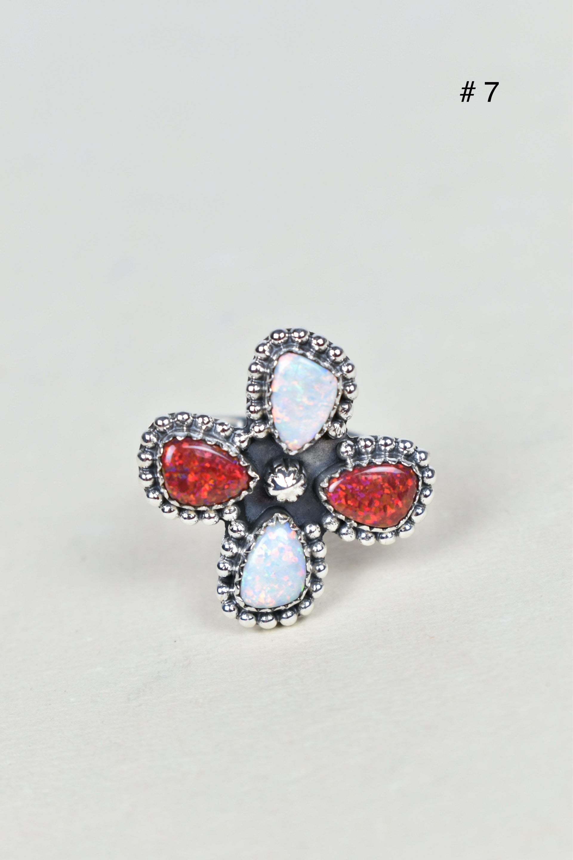 4 Leaf Cluster Ring-Cluster Rings-Krush Kandy, Women's Online Fashion Boutique Located in Phoenix, Arizona (Scottsdale Area)