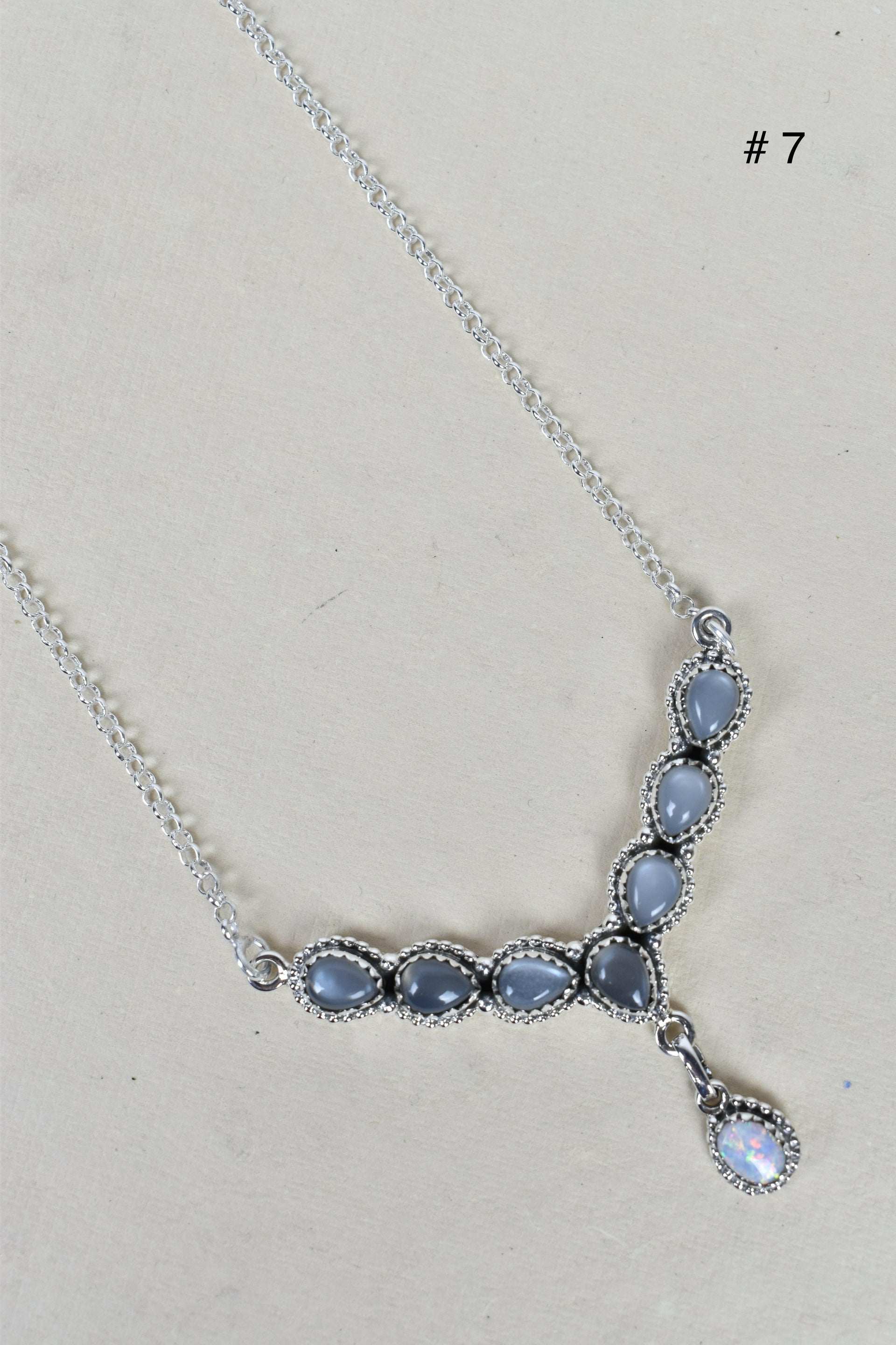 Y Knot Sterling Silver Necklace-Lariat and Y Necklaces-Krush Kandy, Women's Online Fashion Boutique Located in Phoenix, Arizona (Scottsdale Area)