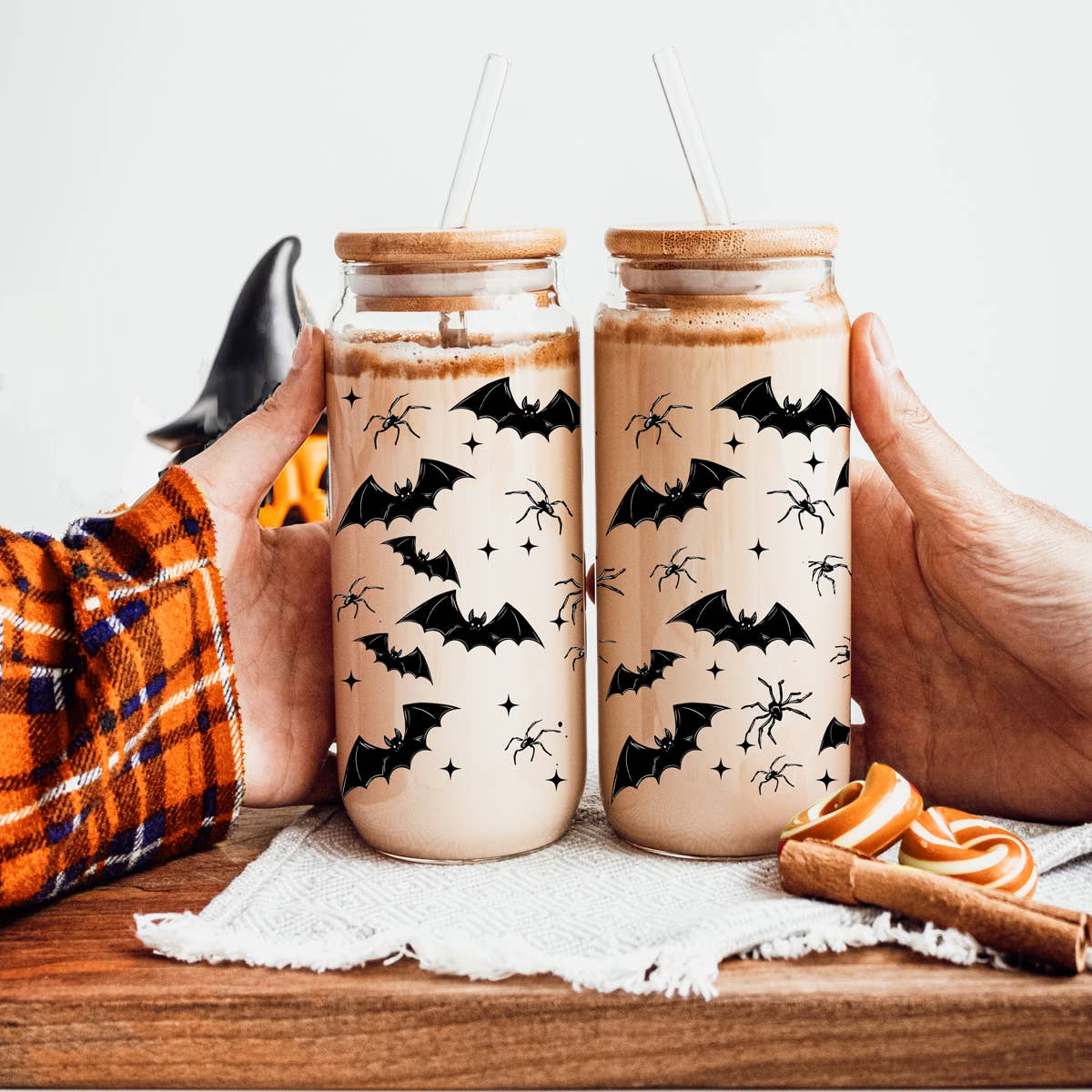 Cutest Halloween Fall Glass Cup | 20oz-Accessories-Krush Kandy, Women's Online Fashion Boutique Located in Phoenix, Arizona (Scottsdale Area)