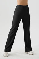 High Waist Straight Active Pants-Pants-Krush Kandy, Women's Online Fashion Boutique Located in Phoenix, Arizona (Scottsdale Area)