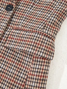 Houndstooth Lapel Collar Blazer-Blazers-Krush Kandy, Women's Online Fashion Boutique Located in Phoenix, Arizona (Scottsdale Area)