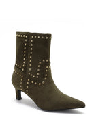 Pointed Toe Studded Western Ankle Boots-Shoes-Krush Kandy, Women's Online Fashion Boutique Located in Phoenix, Arizona (Scottsdale Area)