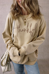 Thankful POCKET Embroidered Sweatshirt