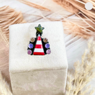 One Of A Kind Holiday Stripe Stone Rings-Ring Sizers-Krush Kandy, Women's Online Fashion Boutique Located in Phoenix, Arizona (Scottsdale Area)