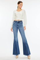 Kancan Mid-Rise Flare Jeans-Denim-Krush Kandy, Women's Online Fashion Boutique Located in Phoenix, Arizona (Scottsdale Area)