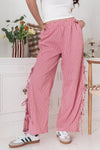 Side Tied Pants with Pockets-pants-Krush Kandy, Women's Online Fashion Boutique Located in Phoenix, Arizona (Scottsdale Area)