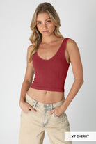 Mineral Wash Reversible Tank Top-Tanks-Krush Kandy, Women's Online Fashion Boutique Located in Phoenix, Arizona (Scottsdale Area)