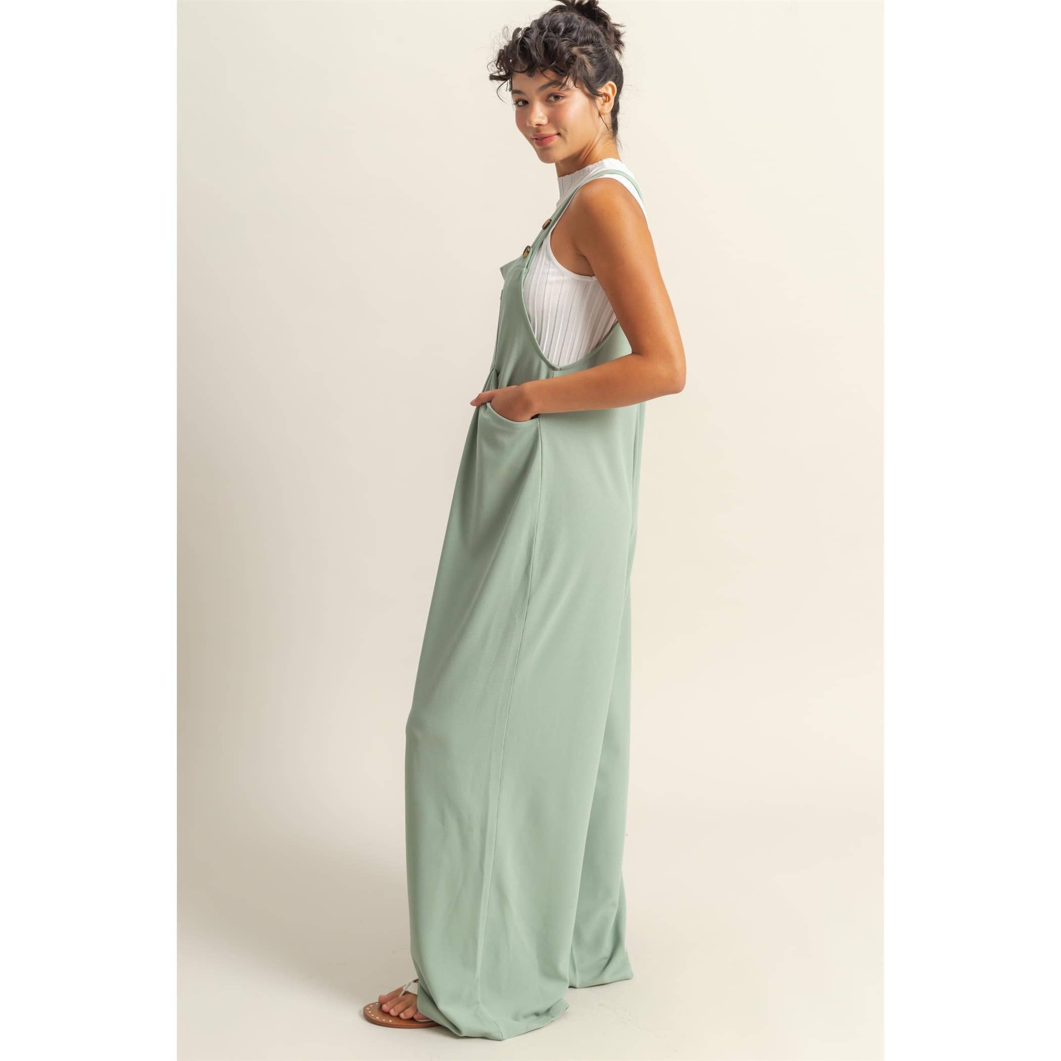 Laid-Back Luxe Wide Leg Jumpsuit-Jumpsuits & Rompers-Krush Kandy, Women's Online Fashion Boutique Located in Phoenix, Arizona (Scottsdale Area)