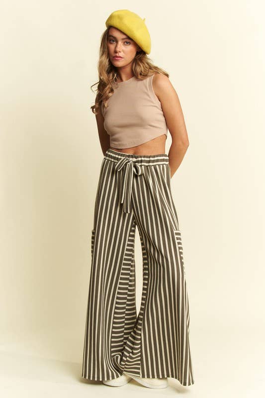 STRIPE WIDE LEG PANTS-PANTS-Krush Kandy, Women's Online Fashion Boutique Located in Phoenix, Arizona (Scottsdale Area)