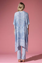 Damask & Paisley Print Kimono-Kimono-Krush Kandy, Women's Online Fashion Boutique Located in Phoenix, Arizona (Scottsdale Area)