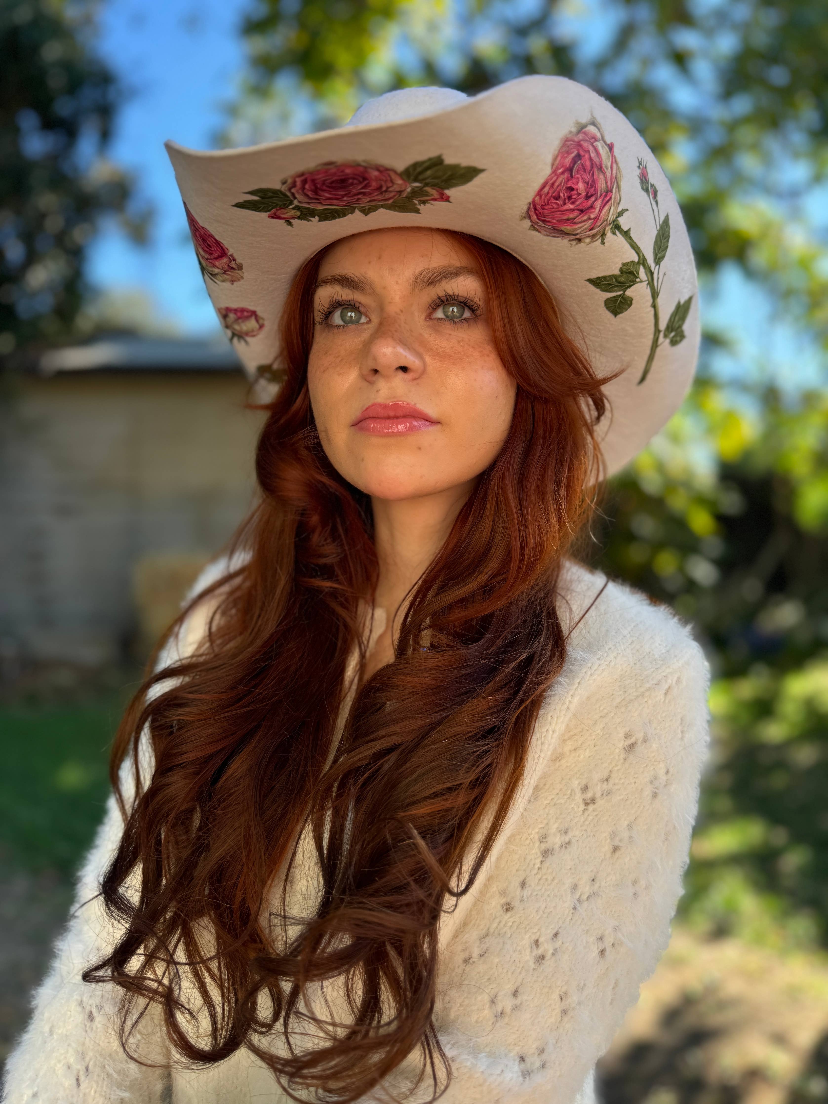 The Seraphina Western Hat - Made to Order-Hats-Krush Kandy, Women's Online Fashion Boutique Located in Phoenix, Arizona (Scottsdale Area)