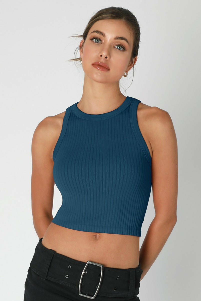 Wide Ribbed Tank Top-Krush Kandy, Women's Online Fashion Boutique Located in Phoenix, Arizona (Scottsdale Area)