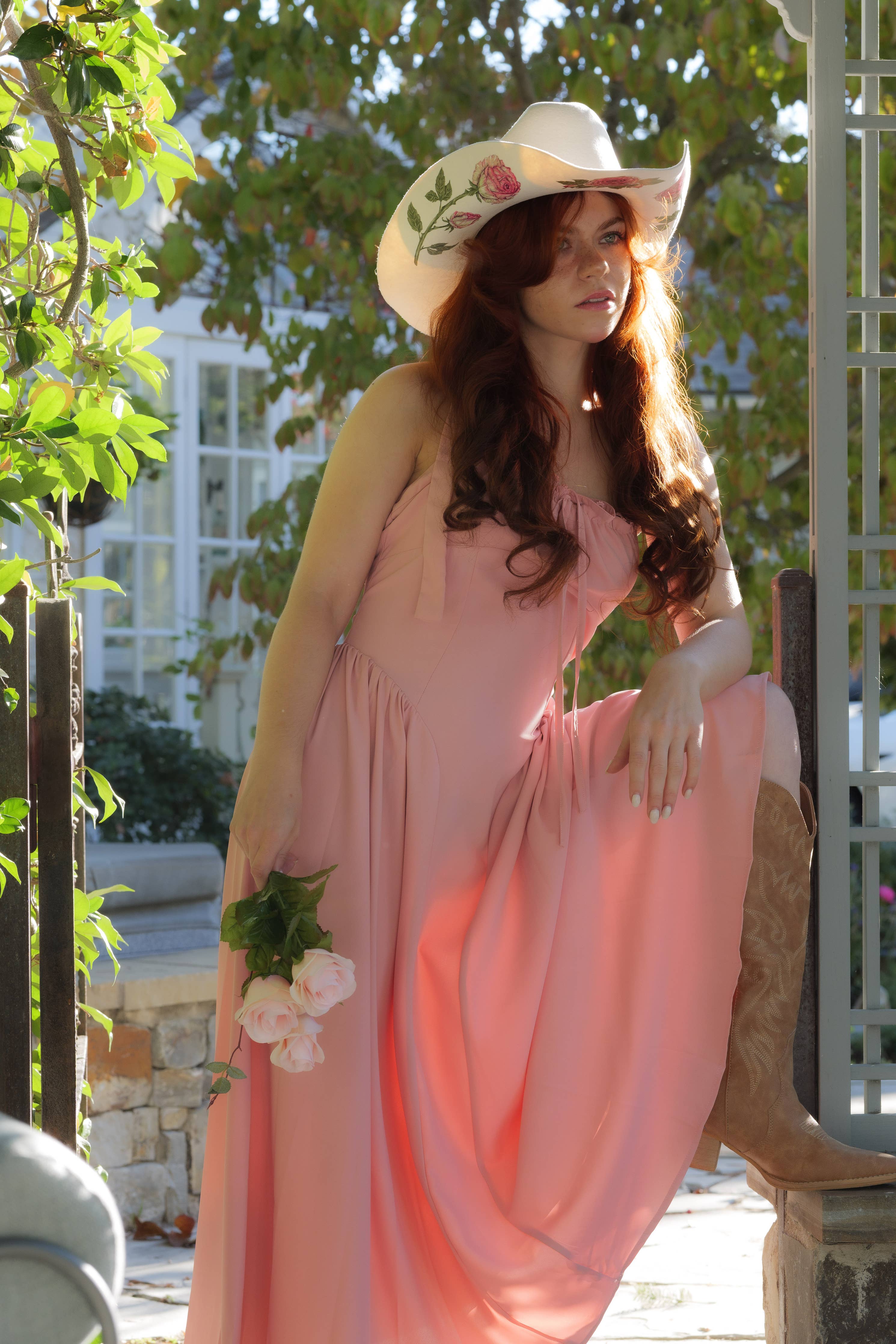 The Seraphina Western Hat - Made to Order-Hats-Krush Kandy, Women's Online Fashion Boutique Located in Phoenix, Arizona (Scottsdale Area)