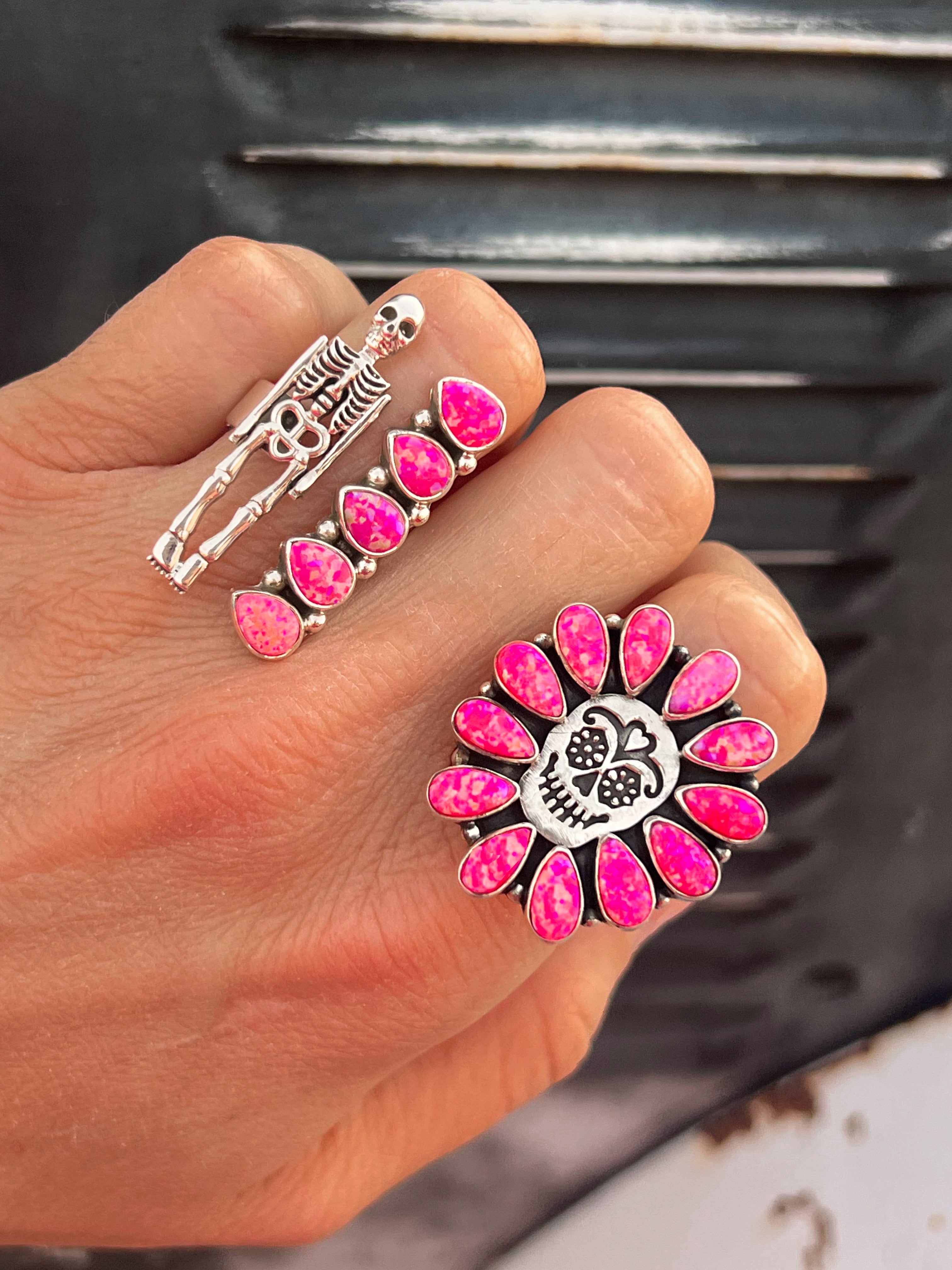 Turned To Stone Skeleton Ring | PREORDER NOW OPEN-Cluster Rings-Krush Kandy, Women's Online Fashion Boutique Located in Phoenix, Arizona (Scottsdale Area)