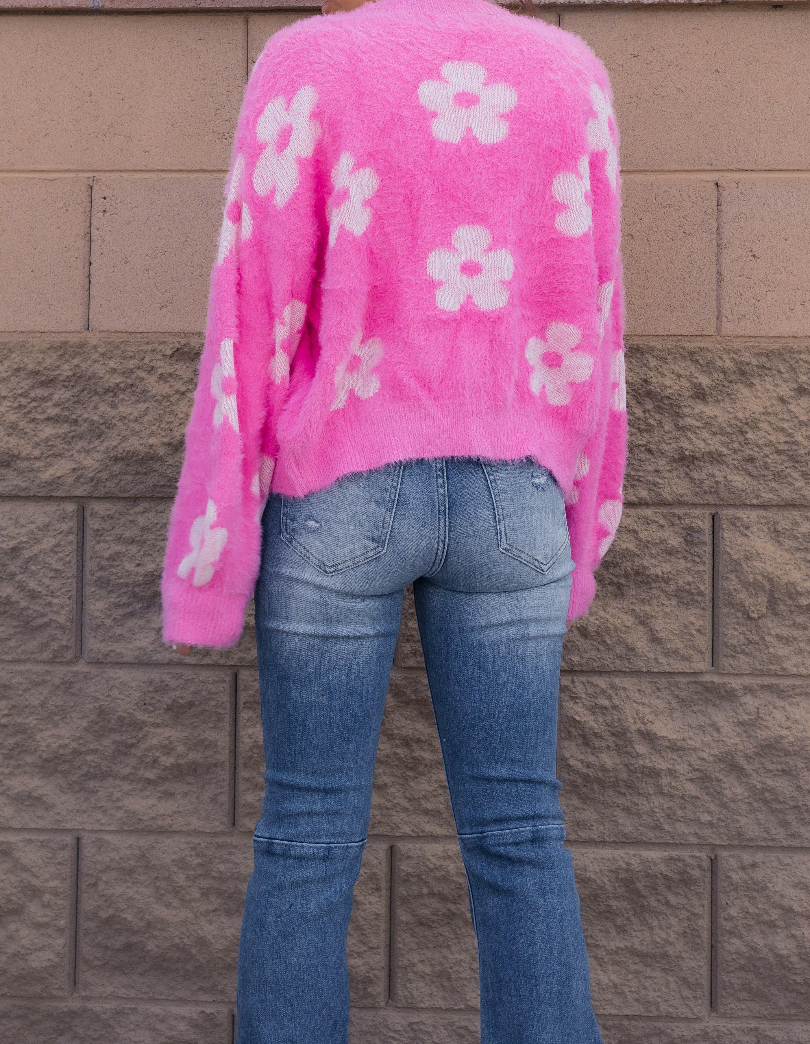 Barbie Girl Floral Cardigan |-Sweaters-Krush Kandy, Women's Online Fashion Boutique Located in Phoenix, Arizona (Scottsdale Area)