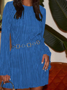 Cutout Back Flare Sleeve Dress-Dresses-Krush Kandy, Women's Online Fashion Boutique Located in Phoenix, Arizona (Scottsdale Area)