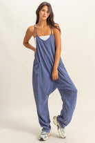 Relaxed Fit Mineral Washed Jumpsuit-Krush Kandy, Women's Online Fashion Boutique Located in Phoenix, Arizona (Scottsdale Area)