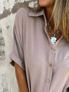 The Everyday Pop Button-Down Shirt-Krush Kandy, Women's Online Fashion Boutique Located in Phoenix, Arizona (Scottsdale Area)