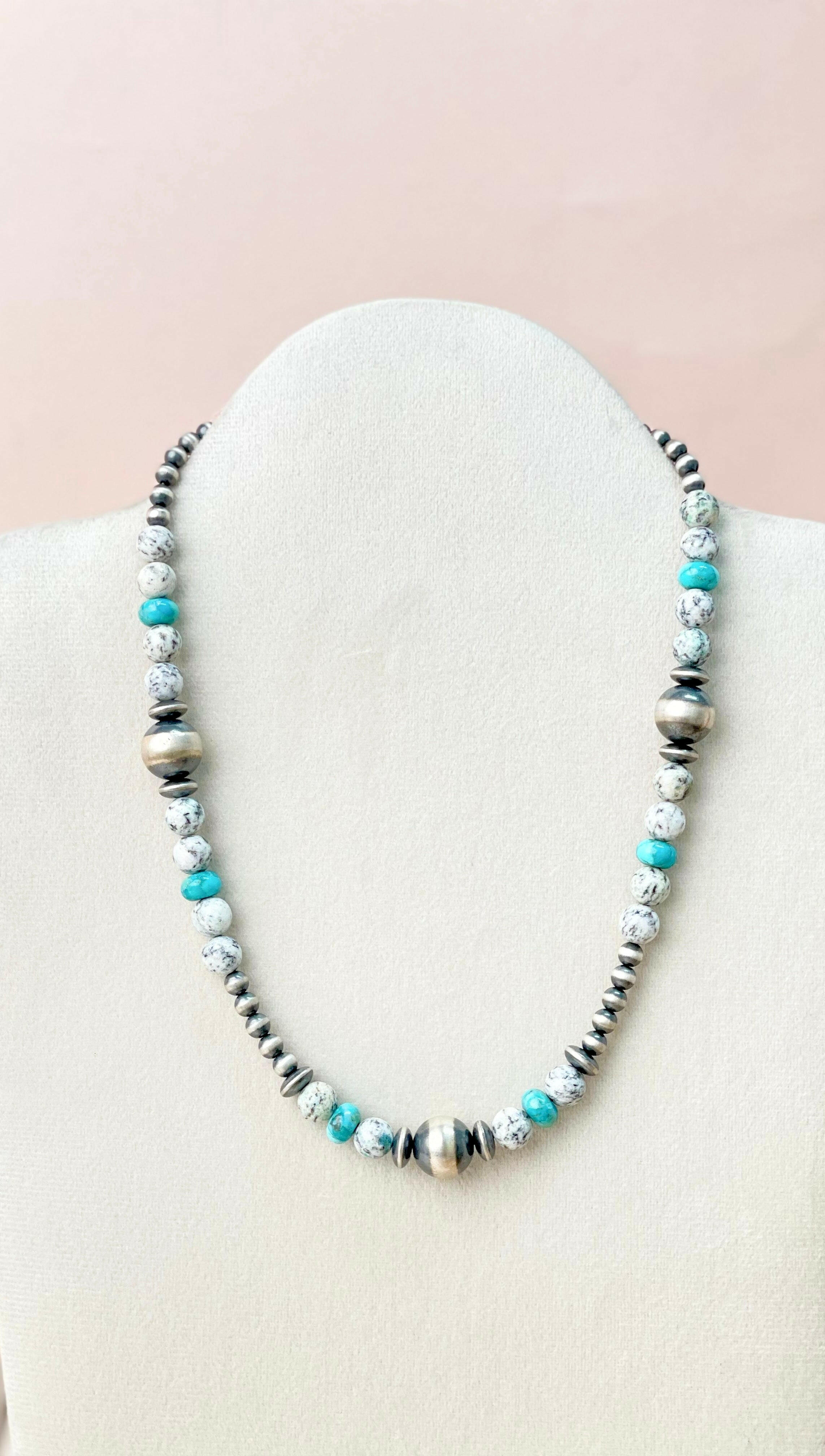 Desert Jasper Beads Necklace-Necklaces-Krush Kandy, Women's Online Fashion Boutique Located in Phoenix, Arizona (Scottsdale Area)