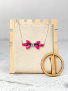 Deser Jasper & CZ Bar Necklace Bno. 15-Necklaces-Krush Kandy, Women's Online Fashion Boutique Located in Phoenix, Arizona (Scottsdale Area)