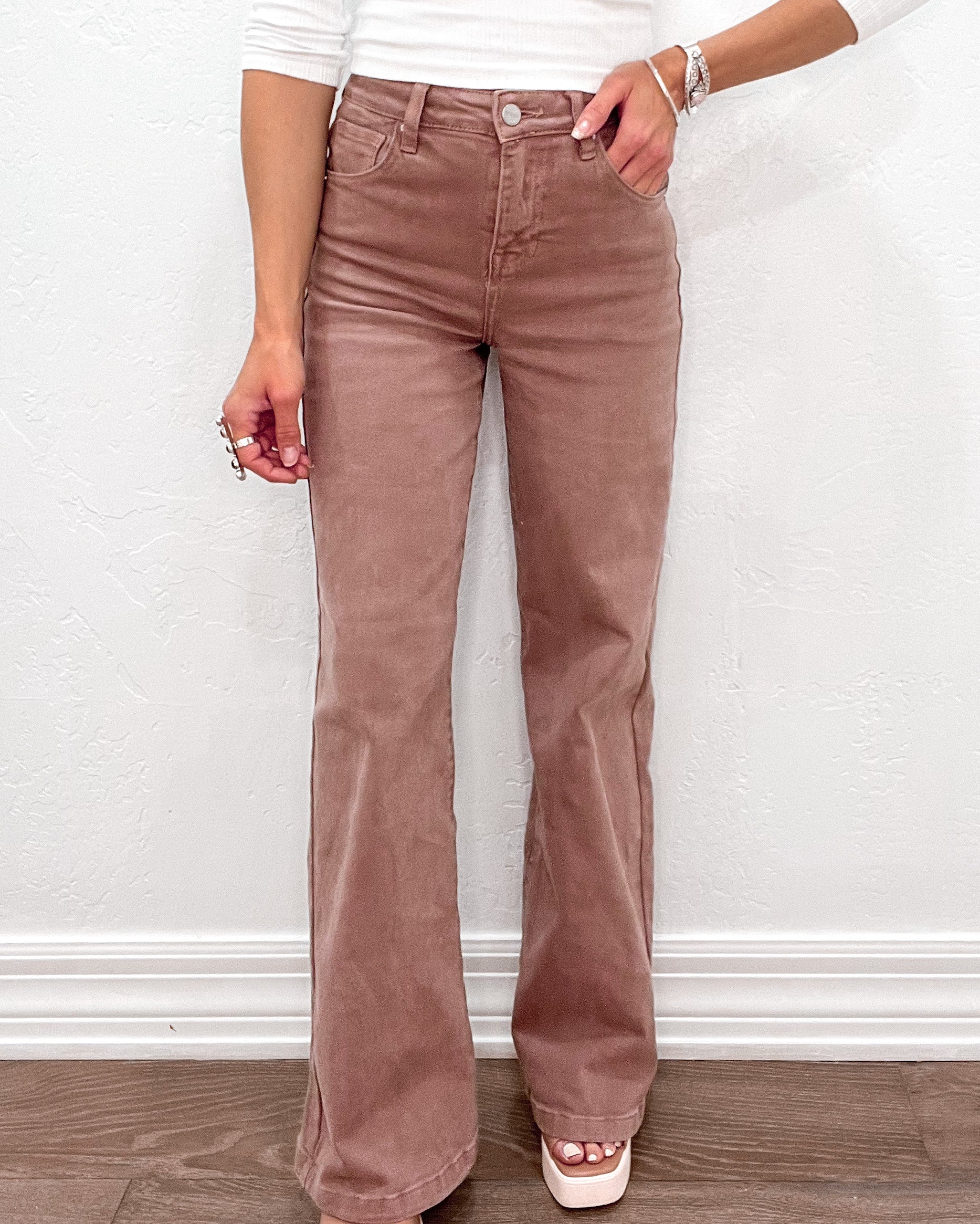 FALL RISEN High Rise Non Distressed 90's Wide Leg | PLUS/REG-Jeans-Krush Kandy, Women's Online Fashion Boutique Located in Phoenix, Arizona (Scottsdale Area)