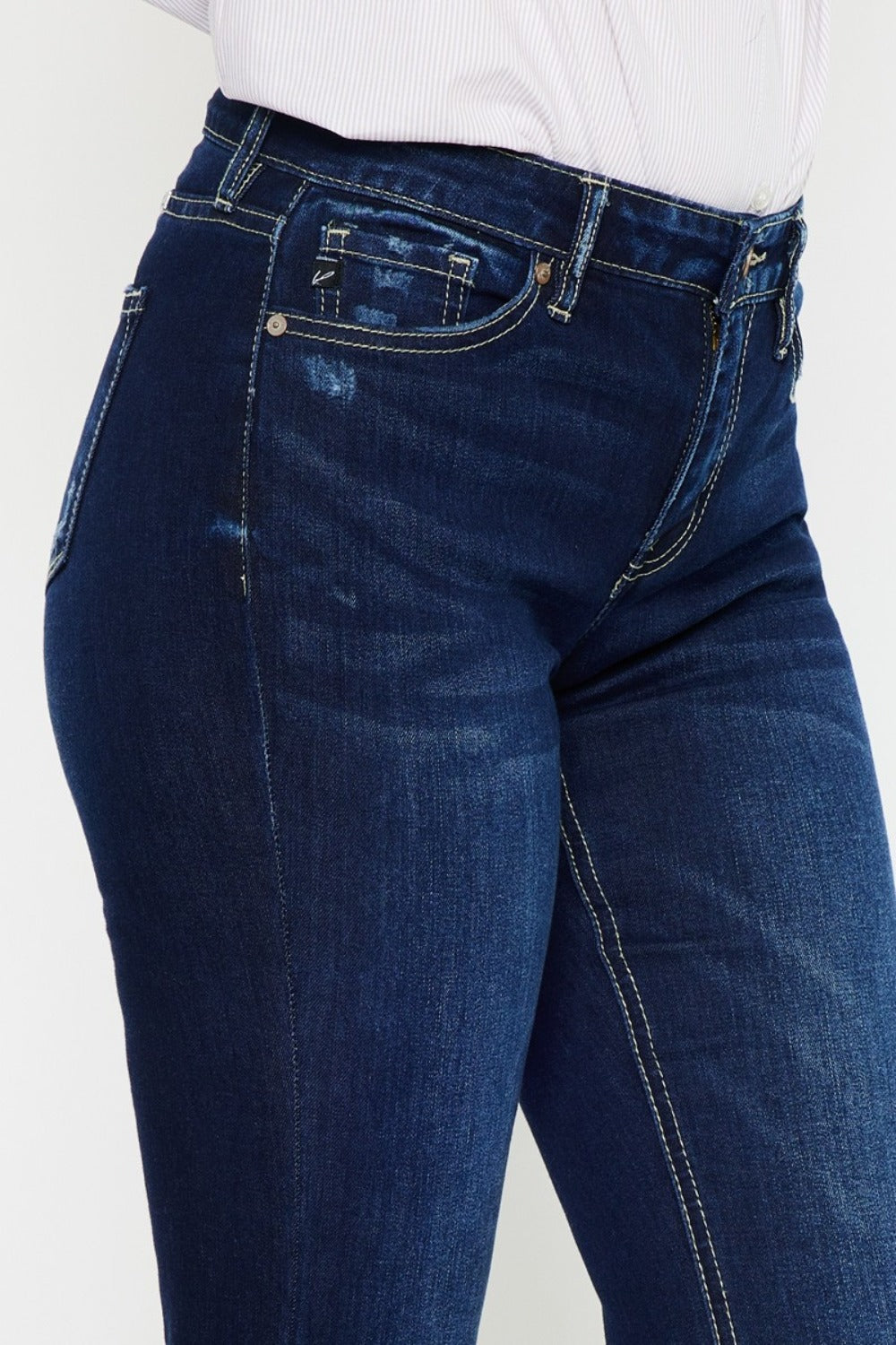 Kancan Mid Rise Slim Flare Jeans-Krush Kandy, Women's Online Fashion Boutique Located in Phoenix, Arizona (Scottsdale Area)