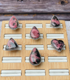 Rhodonite Slab Rings-Ring-Krush Kandy, Women's Online Fashion Boutique Located in Phoenix, Arizona (Scottsdale Area)