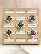 Purple Oyster & Varascite Multi Cluster Rings-Rings-Krush Kandy, Women's Online Fashion Boutique Located in Phoenix, Arizona (Scottsdale Area)