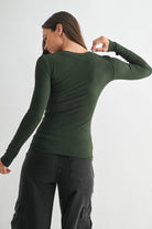 Four Way Stretch Versatile Pullover Top-Long Sleeve Tops-Krush Kandy, Women's Online Fashion Boutique Located in Phoenix, Arizona (Scottsdale Area)