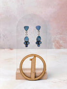 Double Opal Cluster Earrings-Earrings-Krush Kandy, Women's Online Fashion Boutique Located in Phoenix, Arizona (Scottsdale Area)