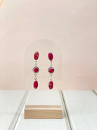 Desert Jasper Dangle Drop Multicolor Earrings-Earrings-Krush Kandy, Women's Online Fashion Boutique Located in Phoenix, Arizona (Scottsdale Area)