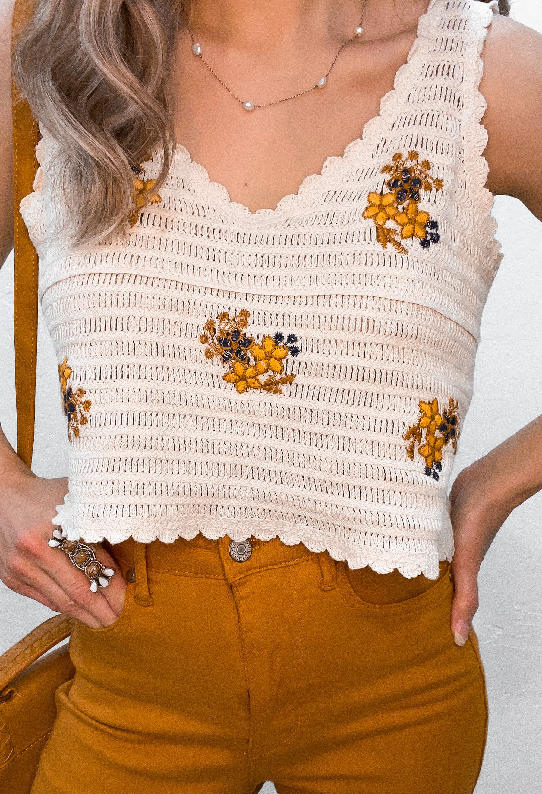 Serene Blooms Crochet Style Top-Tanks-Krush Kandy, Women's Online Fashion Boutique Located in Phoenix, Arizona (Scottsdale Area)