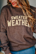 Sweater Weather Knit Sweatshirt-Krush Kandy, Women's Online Fashion Boutique Located in Phoenix, Arizona (Scottsdale Area)