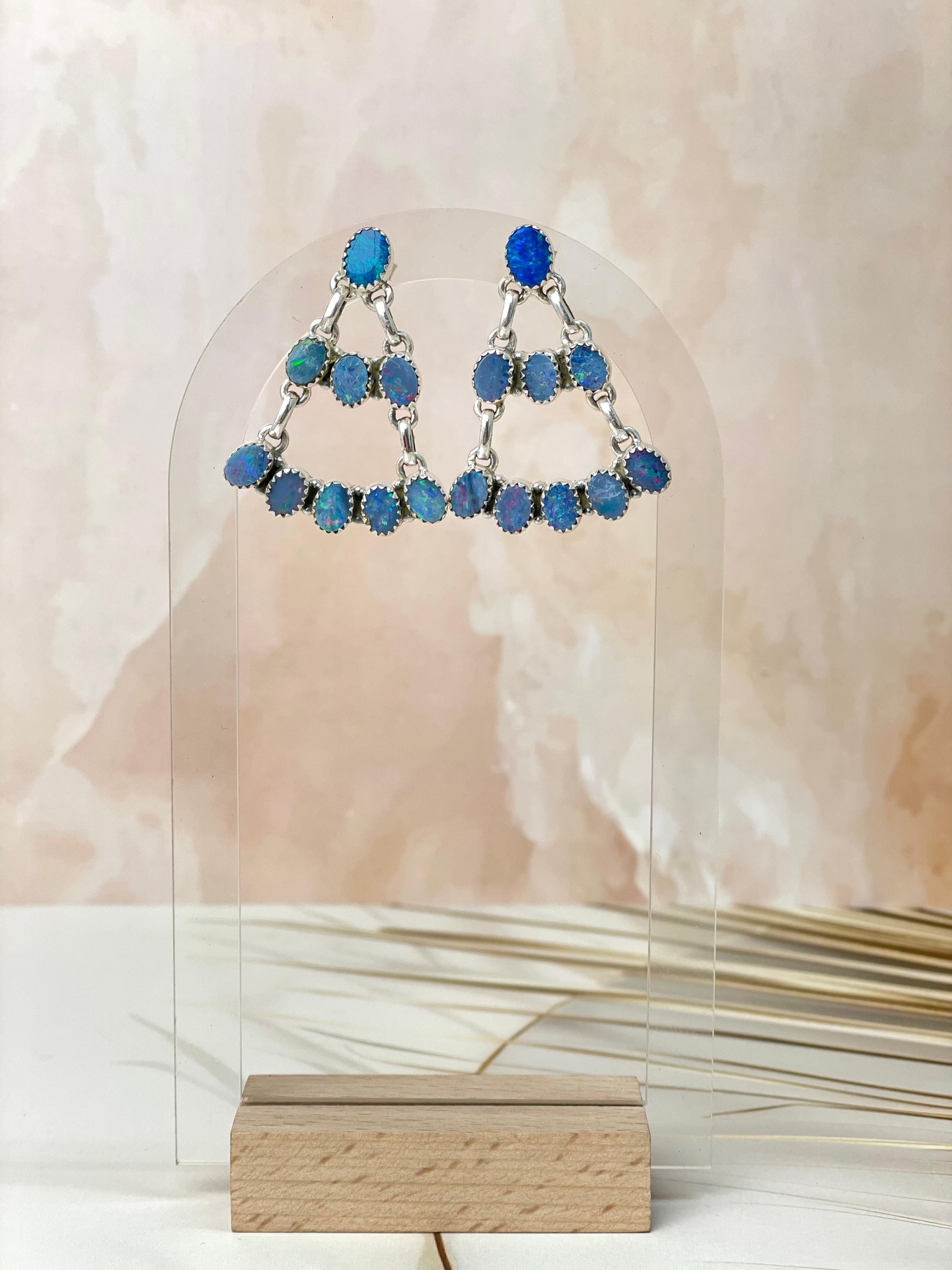 Australian Opal sno 58-Earrings-Krush Kandy, Women's Online Fashion Boutique Located in Phoenix, Arizona (Scottsdale Area)