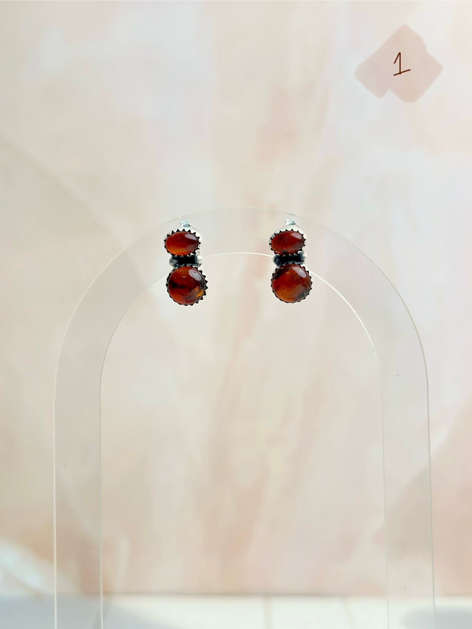 Amber, Turquoise & Crystal Boho Earrings-Earrings-Krush Kandy, Women's Online Fashion Boutique Located in Phoenix, Arizona (Scottsdale Area)