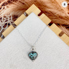 Little Heart Stone Necklace-Necklaces-Krush Kandy, Women's Online Fashion Boutique Located in Phoenix, Arizona (Scottsdale Area)