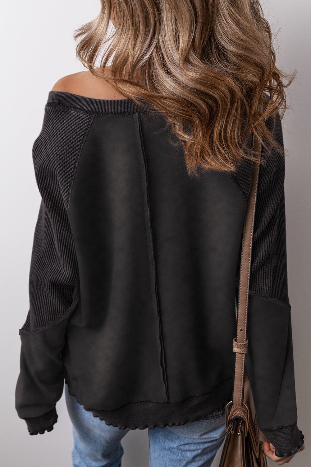 Casual Colorblock Pullover-Tops-Krush Kandy, Women's Online Fashion Boutique Located in Phoenix, Arizona (Scottsdale Area)