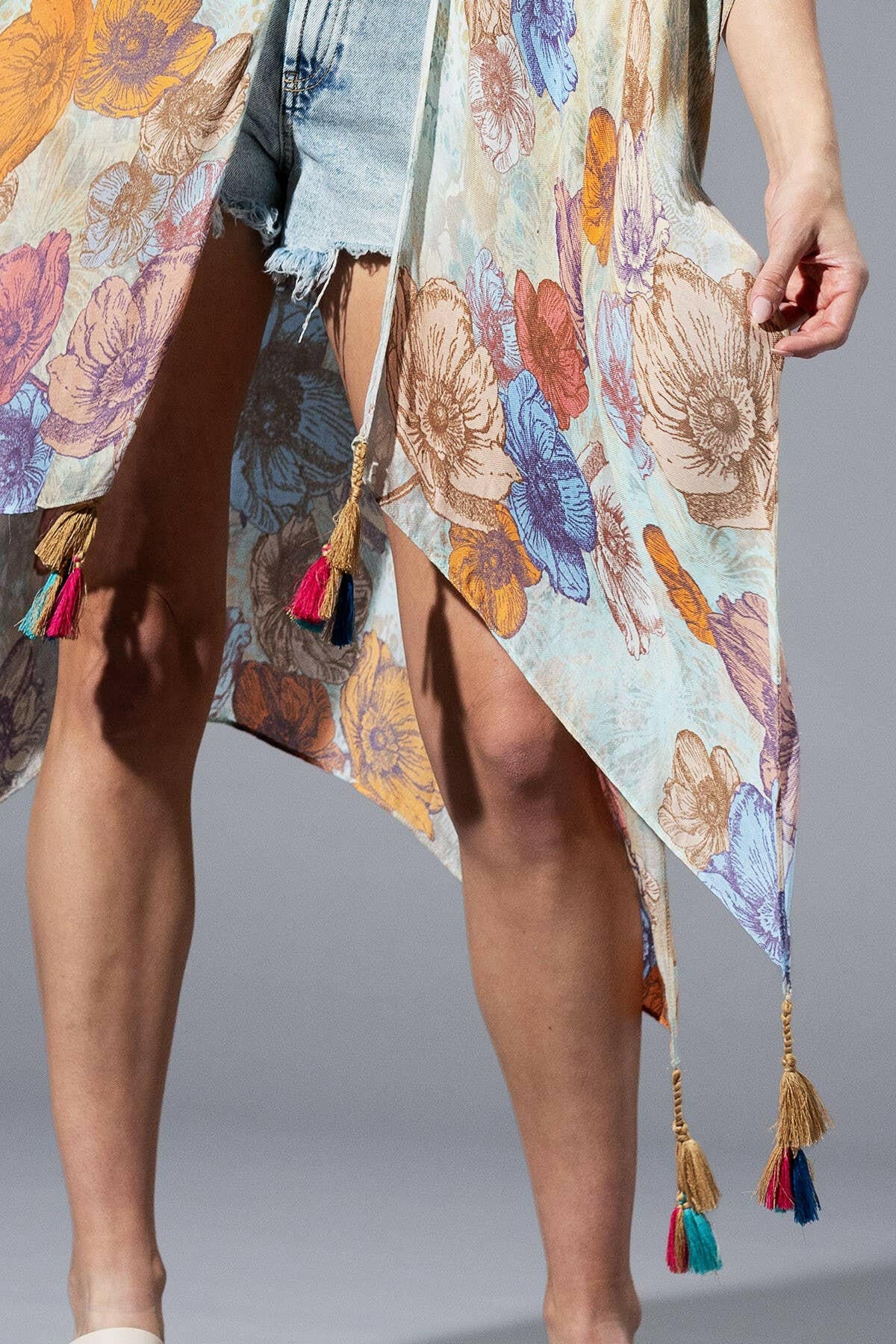 Blooming Field Kimono-Kimono-Krush Kandy, Women's Online Fashion Boutique Located in Phoenix, Arizona (Scottsdale Area)