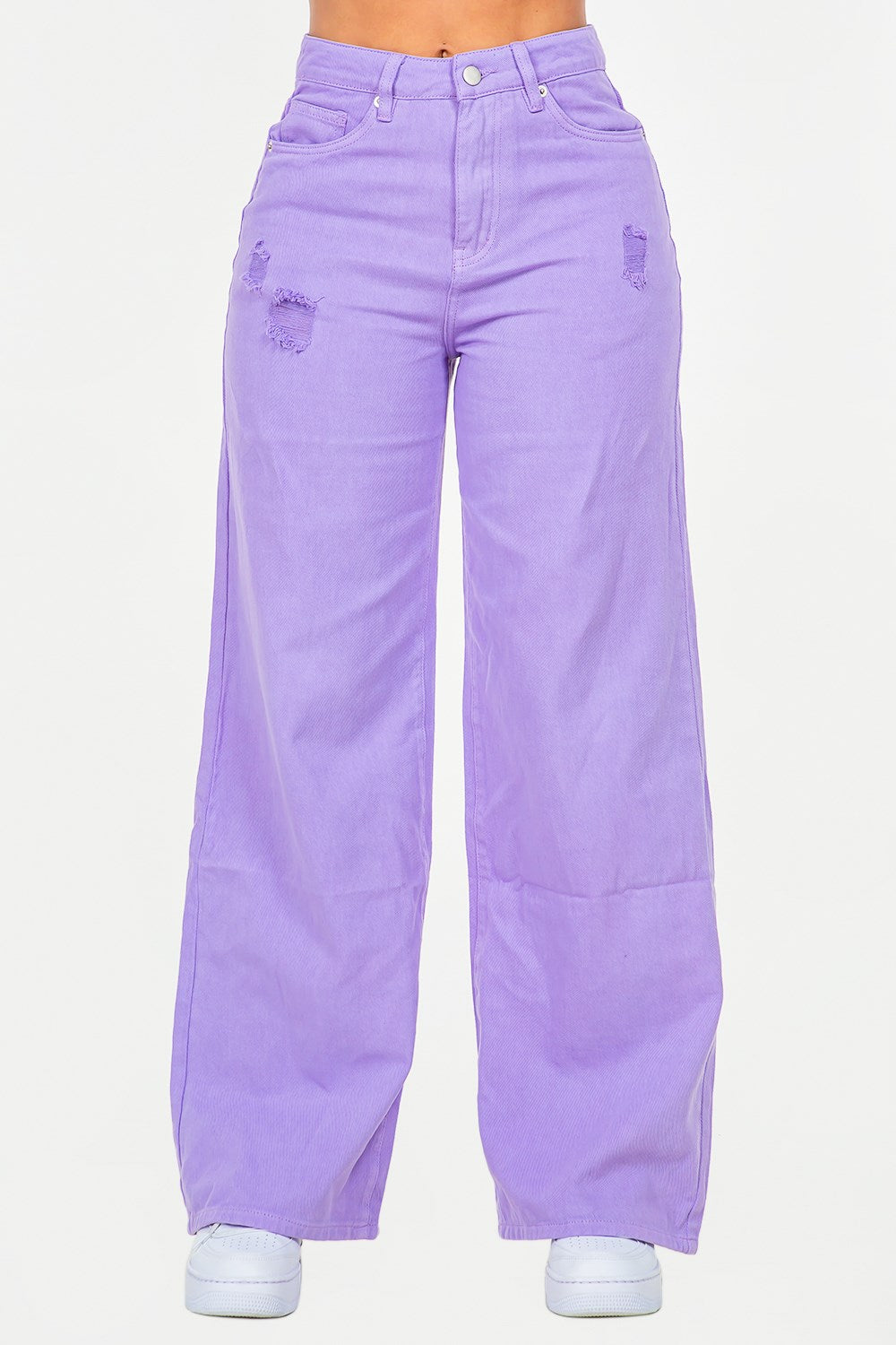 Violet Vibes High Waist Wide Leg Jeans-Krush Kandy, Women's Online Fashion Boutique Located in Phoenix, Arizona (Scottsdale Area)