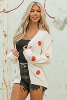 Pumpkin Patch Cozy Knit Cardigan-Cardigans-Krush Kandy, Women's Online Fashion Boutique Located in Phoenix, Arizona (Scottsdale Area)