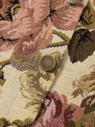 Floral Waffle Knit Patchwork Chest Pockets Buttoned Jacket-Jacket-Krush Kandy, Women's Online Fashion Boutique Located in Phoenix, Arizona (Scottsdale Area)