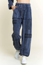 MineralWash Eyelet detailed Boho Joggers-Krush Kandy, Women's Online Fashion Boutique Located in Phoenix, Arizona (Scottsdale Area)