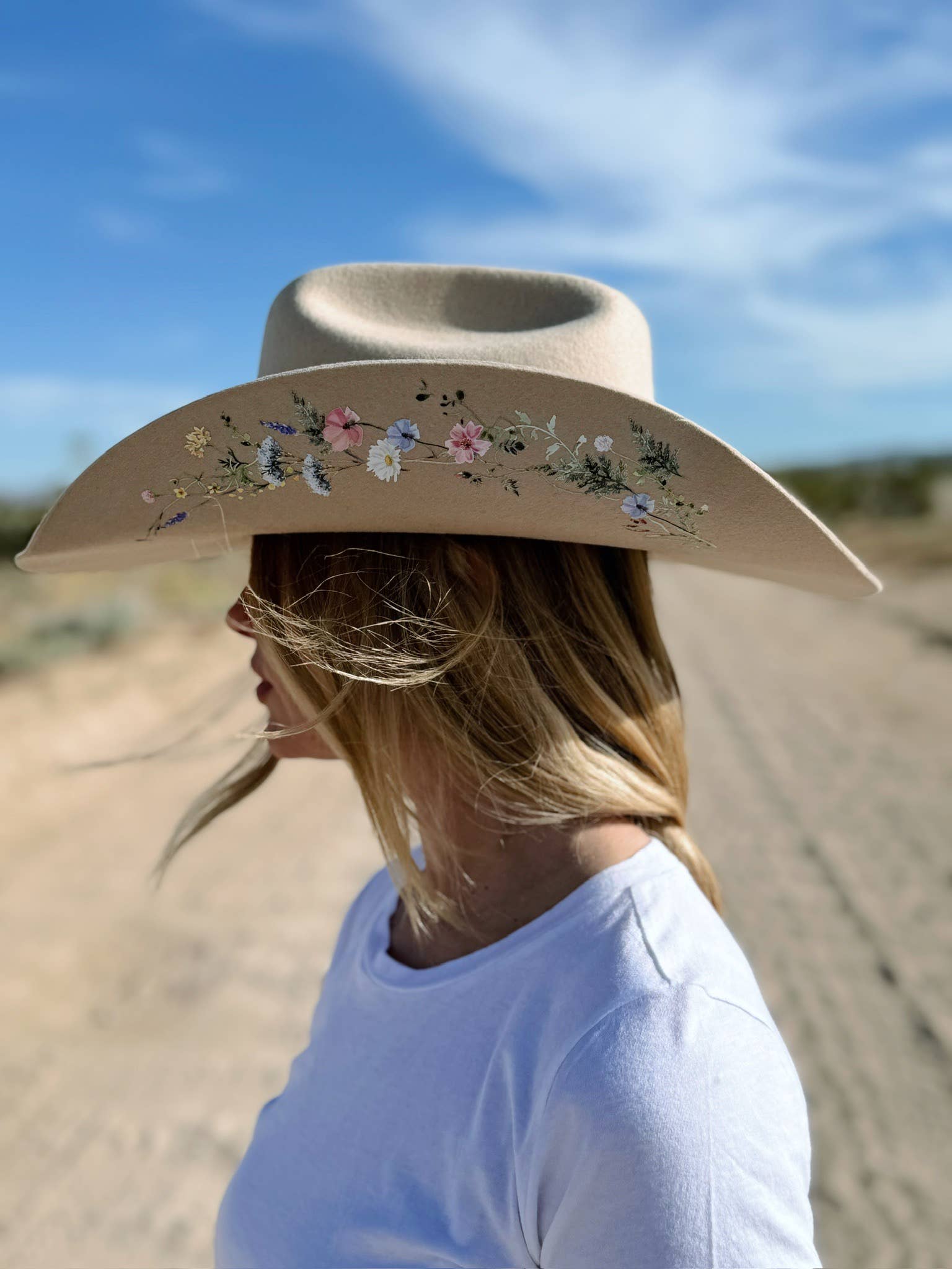 The Katie Lou Cowboy Hat - Made to Order-Hats-Krush Kandy, Women's Online Fashion Boutique Located in Phoenix, Arizona (Scottsdale Area)