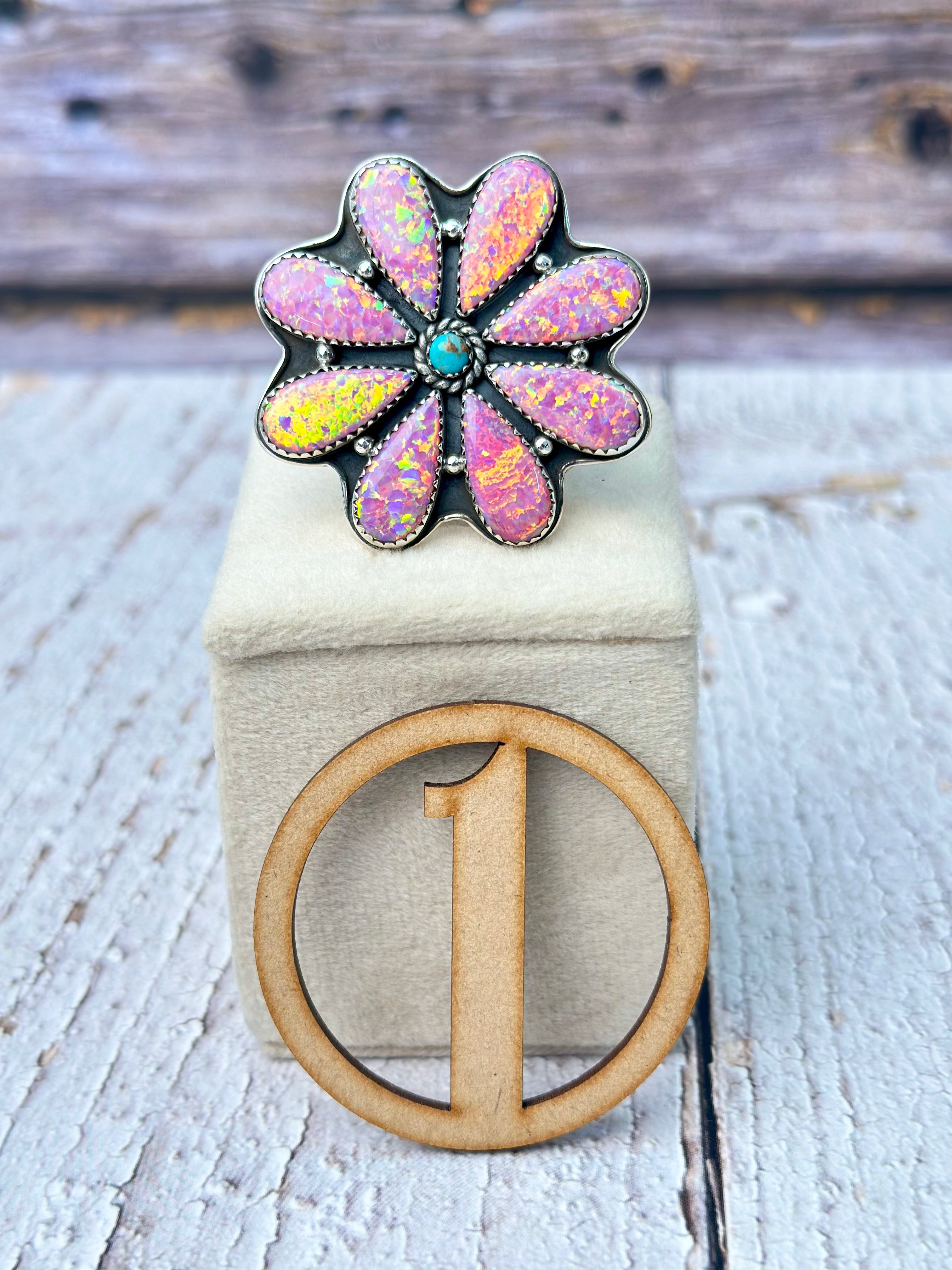 Ultimate Opal Blooming Ring-Rings-Krush Kandy, Women's Online Fashion Boutique Located in Phoenix, Arizona (Scottsdale Area)