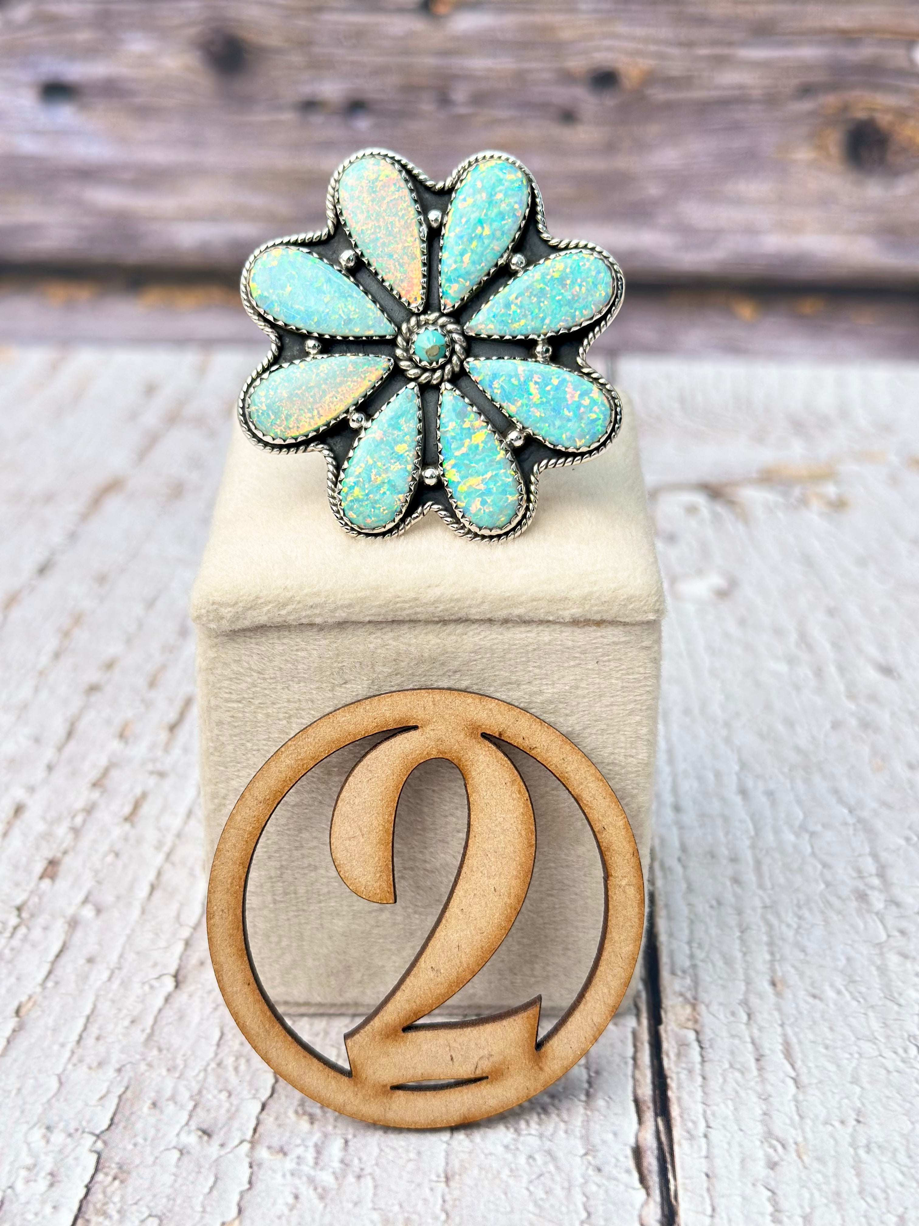 Ultimate Opal Blooming Ring-Rings-Krush Kandy, Women's Online Fashion Boutique Located in Phoenix, Arizona (Scottsdale Area)