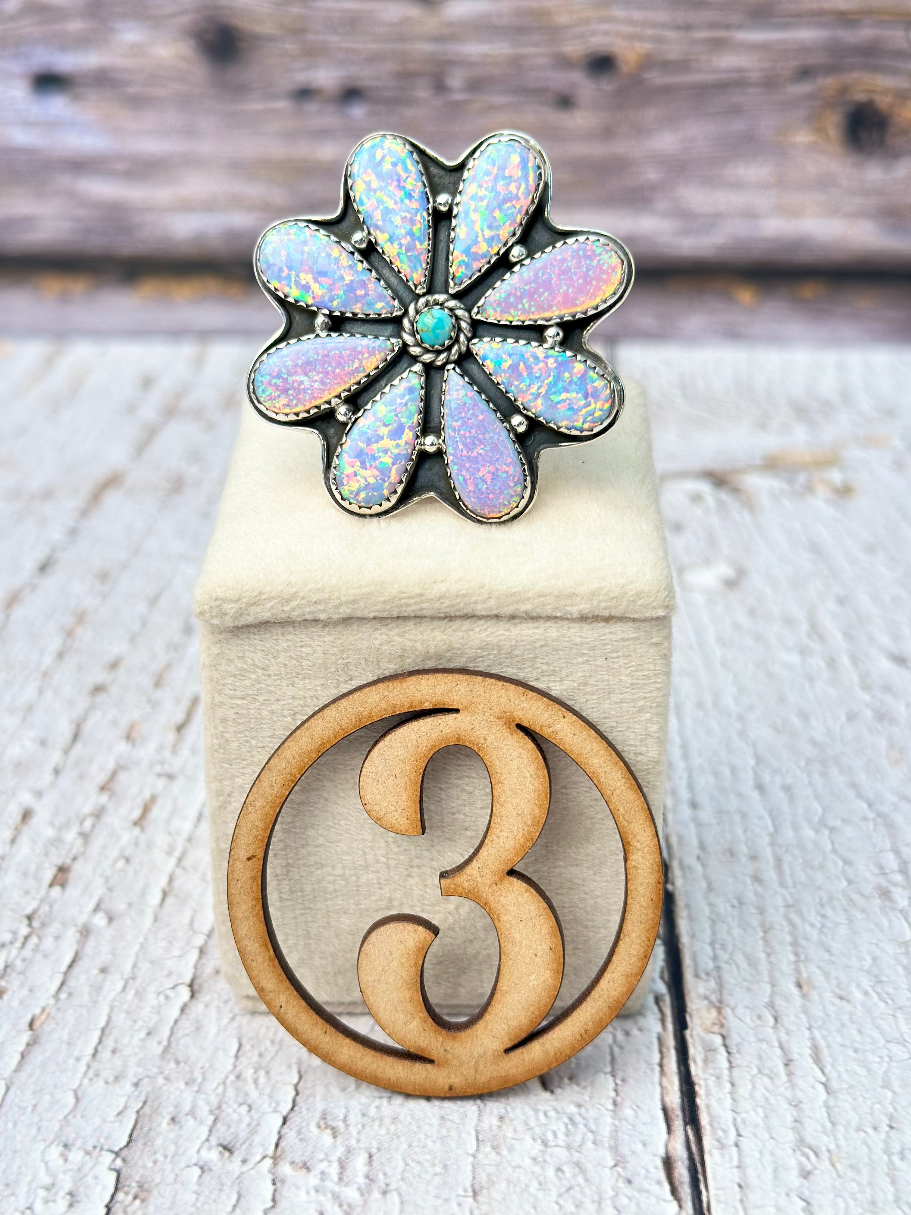 Ultimate Opal Blooming Ring-Rings-Krush Kandy, Women's Online Fashion Boutique Located in Phoenix, Arizona (Scottsdale Area)