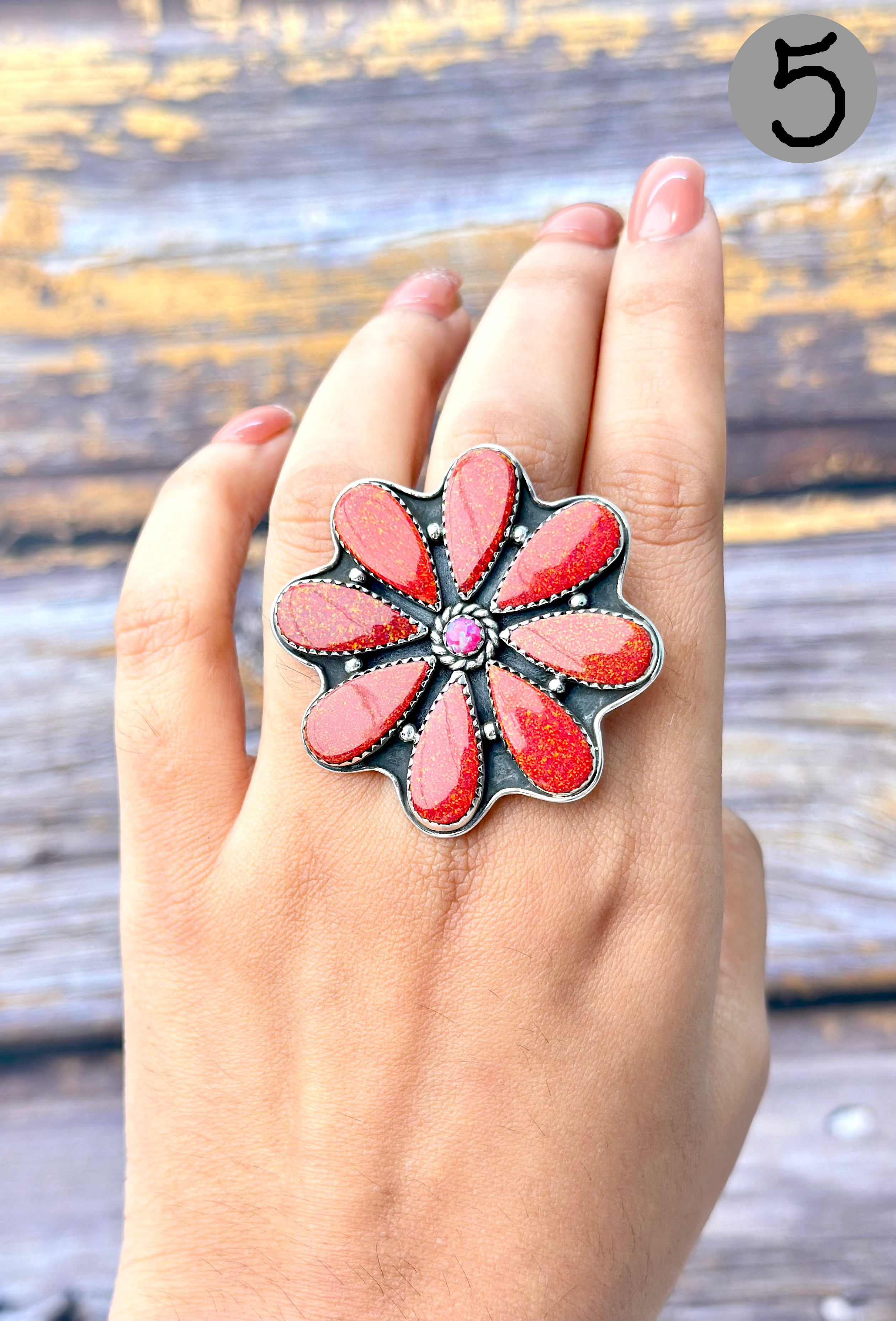 Ultimate Opal Blooming Ring-Rings-Krush Kandy, Women's Online Fashion Boutique Located in Phoenix, Arizona (Scottsdale Area)